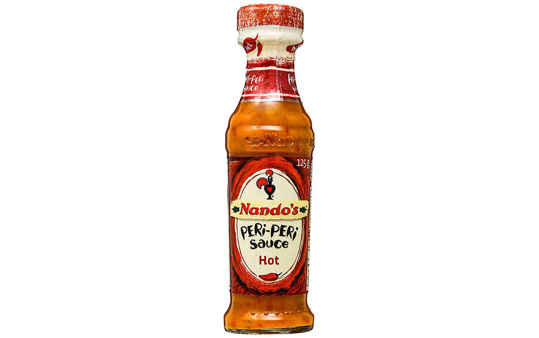 Nando's Peri Peri Sauce Hot   Glass Bottle  125 grams